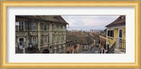 Buildings in a city, Town Center, Big Square, Sibiu, Transylvania, Romania Fine Art Print