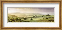 Trees in a field, Villa Belvedere, San Quirico d'Orcia, Val d'Orcia, Siena Province, Tuscany, Italy Fine Art Print
