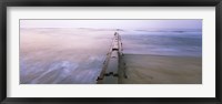 Tide break on the beach at sunrise, Cape Hatteras National Seashore, North Carolina, USA Fine Art Print