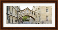 Bridge across a road, Bridge of Sighs, New College Lane, Hertford College, Oxford, Oxfordshire, England Fine Art Print