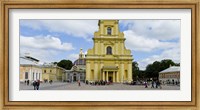 Facade of a cathedral, Peter and Paul Cathedral, Peter and Paul's Fortress, St. Petersburg, Russia Fine Art Print