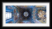 Interiors of a church, Church of The Savior On Spilled Blood, St. Petersburg, Russia Fine Art Print