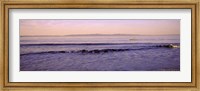 Paddle-boarder in sea, Santa Rosa Island, Santa Rosa County, California, USA Fine Art Print
