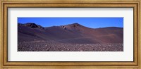 Trail in volcanic landscape, Sliding Sands Trail, Haleakala National Park, Maui, Hawaii, USA Fine Art Print