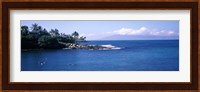 Resort at a coast, Napili, Maui, Hawaii, USA Fine Art Print