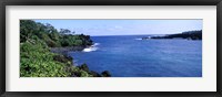 Black Sand Beach, Hana Highway, Waianapanapa State Park, Maui, Hawaii Fine Art Print