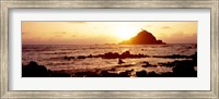 Rock formations on the coast, Aloo Island, Hana, Maui, Hawaii, USA Fine Art Print