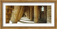 Architectural detail, Park Guell, Barcelona, Catalonia, Spain (horizontal) Fine Art Print