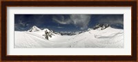 Low angle view of a glacier, Aletsch Glacier, Jungfraujoch, Berne Canton, Switzerland Fine Art Print