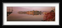 Sternwheeler in a river, Skeppsholmen, Nybroviken, Stockholm, Sweden Fine Art Print