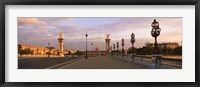 Pont Alexandre III with the Hotel Des Invalides in the background, Paris, Ile-de-France, France Fine Art Print