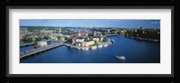 Aerial view of an island, Riddarholmen Island, Riddarfjarden, Stockholm, Sweden Fine Art Print