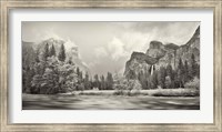 River flowing through a forest, Merced River, Yosemite Valley, Yosemite National Park, California, USA Fine Art Print