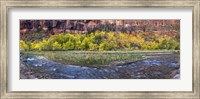 Virgin River at Big Bend, Zion National Park, Springdale, Utah, USA Fine Art Print