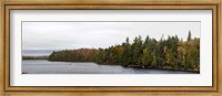 Boat in Canoe Lake, Algonquin Provincial Park, Ontario, Canada Fine Art Print