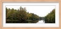 Reflection of trees in the Musquash River, Muskoka, Ontario, Canada Fine Art Print