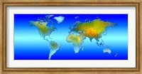 World map Fine Art Print