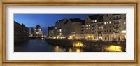Berlin Cathedral and Nikolaiviertel at Spree River, Berlin, Germany Fine Art Print