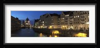 Berlin Cathedral and Nikolaiviertel at Spree River, Berlin, Germany Fine Art Print