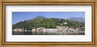 Houses in a town at the waterfront, Toscolano-Maderno, Lake Garda, Lombardy, Italy Fine Art Print