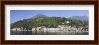 Houses in a town at the waterfront, Toscolano-Maderno, Lake Garda, Lombardy, Italy Fine Art Print