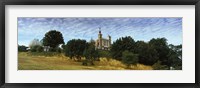 Fluffy Clouds Over Royal Observatory, Greenwich Park, Greenwich, London, England Fine Art Print
