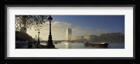 Millbank Tower during fog, Lambeth, Thames River, London, England 2011 Fine Art Print
