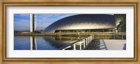 Close Up of the Glasgow Science Centre in River Clyde, Glasgow, Scotland Fine Art Print