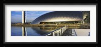 Close Up of the Glasgow Science Centre in River Clyde, Glasgow, Scotland Fine Art Print