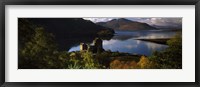 Castle on a hill, Eilean Donan, Loch Duich, Highlands Region, Inverness-Shire, Scotland Fine Art Print