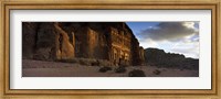 Clouds beyond the Palace Tomb, Wadi Musa, Petra, Jordan Fine Art Print