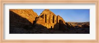 Deep shadows at the monastery, Al Deir Temple, Wadi Musa, Petra, Jordan Fine Art Print