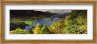 Lake flowing through a forest, Loch Tummel, Pitlochry, Perthshire, Scotland Fine Art Print