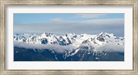 Snow covered mountains, Hurricane Ridge, Olympic National Park, Washington State, USA Fine Art Print