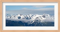 Snow covered mountains, Hurricane Ridge, Olympic National Park, Washington State, USA Fine Art Print