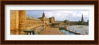 Recently restored palace, Plaza De Espana, Seville, Andalusia, Spain Fine Art Print