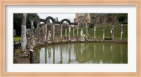 Reflecting pool in Hadrian's Villa, Tivoli, Lazio, Italy Fine Art Print