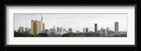 Skyline in a city, Nairobi, Kenya 2011 Fine Art Print