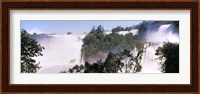 Floodwaters at Iguacu Falls, Argentina-Brazil Border Fine Art Print
