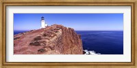 Lighthouse at a coast, Anacapa Island Lighthouse, Anacapa Island, California, USA Fine Art Print