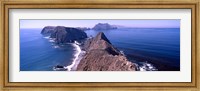 Islands in the ocean, Anacapa Island, Santa Cruz Island, California, USA Fine Art Print