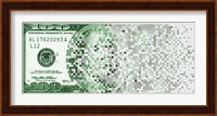 One Hundred Dollar Bill turning digital Fine Art Print