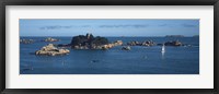 Castle at the coast, Costaeres Castle, Cote de Granit Rose, Ploumanach, Perros-Guirec, Cotes-D'Armor, Brittany, France Fine Art Print