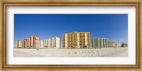 Beachfront buildings on Gulf Of Mexico, Orange Beach, Baldwin County, Alabama, USA Fine Art Print