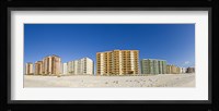 Beachfront buildings on Gulf Of Mexico, Orange Beach, Baldwin County, Alabama, USA Fine Art Print