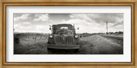 Old truck in a field, Napa Valley, California, USA Fine Art Print