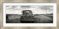 Old truck in a field, Napa Valley, California, USA Fine Art Print