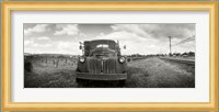 Old truck in a field, Napa Valley, California, USA Fine Art Print