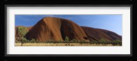 Sandstone rock formations, Uluru, Northern Territory, Australia Fine Art Print