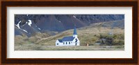 Old whalers church, Grytviken, South Georgia Island Fine Art Print